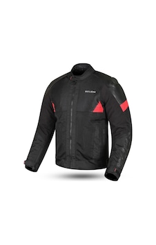Scudo Berlın 4 Mevsım Erkek Motosıklet Ceketı Siyah