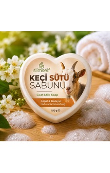 Slimself Keçisütü Doğal Süngerli Sabun Slimself Keçisütü Doğal Süngerli Sabun
