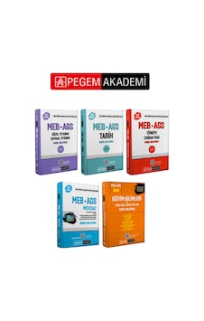 Pegem Akademi 2026 Meb-ags Konu Anlatımlı Seti 5.kitap