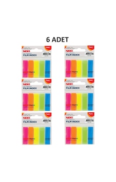 6 Adet Memo Film Index 5 Renk 12x45mm 25 Yp. 6 Adet Memo Film Index 5 Renk 12x45mm 25 Yp.