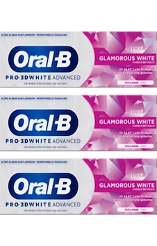 Oral-B Pro 3D White Advanced Luxe Glamorous Diş Macunu 3 x 75 ML Oral-B Pro 3D White Advanced Luxe Glamorous Diş Macunu 3 x 75 ML