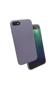 Apple Uyumlu iPhone 7 Plus Kılıf Zore Silk Silikon Lila Apple Uyumlu iPhone 7 Plus Kılıf Zore Silk Silikon Lila
