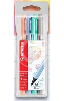 Stabilo Pointmax 4lü Paket Pastel Renk 488-402 / Stabilo Pointmax 4lü Paket Pastel Renk 488-402 /