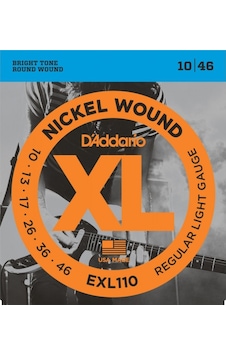 Daddario EXL110 Elektro Gitar Teli (10-46) Daddario EXL110 Elektro Gitar Teli (10-46)