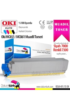 Oki Mc851Dn Uyumlu Toner Takım Oki Mc851Dn Uyumlu Toner Takım