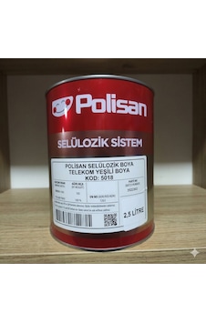 Polisan Selülozik Telekom Yeşili Boya 2.5 Litre Kod :5018 Polisan Selülozik Telekom Yeşili Boya 2.5 Litre Kod :5018