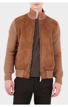 Gran Sasso Regular Fit Dik Yaka Süet Detaylı Triko Ceket Erkek Ceket 13129 58001 190 Taba Gran Sasso Regular Fit Dik Yaka Süet Detaylı Triko Ceket Erkek Ceket 13129 58001 190 Taba