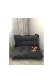 Elf Consept Puf Petek Önü Palet Yer Minderi 2'li Takım Antrasit 70 x 100 CM Gri Elf Consept Puf Petek Önü Palet Yer Minderi 2'li Takım Antrasit 70 x 100 CM Gri