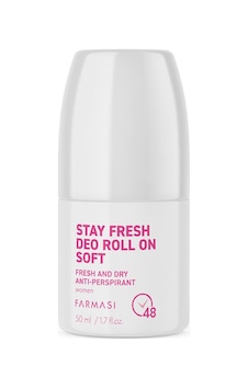 Farmasi Stay Fresh Perspirant Soft Kadın Roll On Deodorant 50 ML Farmasi Stay Fresh Perspirant Soft Kadın Roll On Deodorant 50 ML