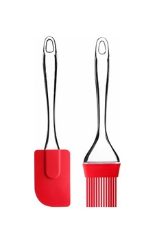 Easyso Silikon Spatula Seti 2in1 // Isıya Dayanıklı & Bpa İçermez // 2 Parça Yapışmaz, Pişirme, Karıştırma, Yağlama Ve Sonrası - Bulaşık Makinesinde Yıkanabilir Mutfak Gereçleri Çok Renkli Günlük Kull