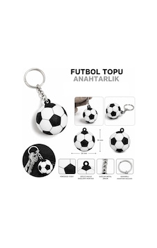 3d Anahtarlık Futbol Topu 3 Cm Siyah Beyaz Qtop Q-0910 3d Anahtarlık Futbol Topu 3 Cm Siyah Beyaz Qtop Q-0910