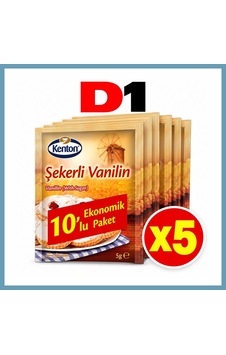 Bezos Kenton Şekerli Vanilin 10 Lu 5 Adet Mbt06 Bezos Kenton Şekerli Vanilin 10 Lu 5 Adet Mbt06