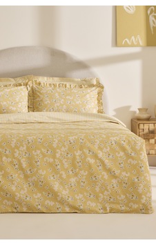 Karaca Home Carlo %100 Pamuk Çift Kişilik Nevresim Takımı Sarı Karaca Home Carlo %100 Pamuk Çift Kişilik Nevresim Takımı Sarı