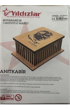 Yıldızlar Demonte 3 Boyutlu Ahşap Maket Anıtkabir Yıldızlar Demonte 3 Boyutlu Ahşap Maket Anıtkabir
