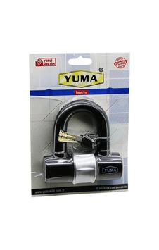 Yuma-740 Çok Amaçlı Çelik U Bar Kelepçe Disk Anahtarlı Asma Kilit Yuma-740 Çok Amaçlı Çelik U Bar Kelepçe Disk Anahtarlı Asma Kilit