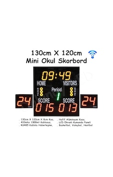 Mini Okul Skorbord 130cm x 120cm x 8cm