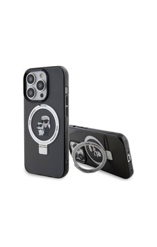 Apple Uyumlu iPhone 15 Pro Max Kılıf Karl Lagerfeld Lisans Magsafe Özellik K&c İkonik Ring Standlı Siyah Apple Uyumlu iPhone 15 Pro Max Kılıf Karl Lagerfeld Lisans Magsafe Özellik K&c İkonik Ring Standlı Siyah