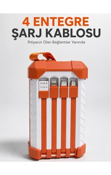 Yüksek Kapasiteli 60000 Mah Güç Bankası 22.5w Hızlı Şarj Type-c Usb Çıkışlı Dahili Kablolu Dijital Göstergeli Yüksek Kapasiteli 60000 Mah Güç Bankası 22.5w Hızlı Şarj Type-c Usb Çıkışlı Dahili Kablolu Dijital Göstergeli
