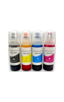 Ekoset Epson L3350 L3351 L3354 Uyumlu 4 Renk Muadil Mürekkep 103 Serisi Diğer Ekoset Epson L3350 L3351 L3354 Uyumlu 4 Renk Muadil Mürekkep 103 Serisi Diğer
