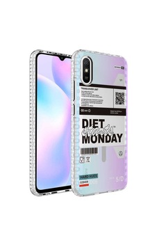 Xiaomi Redmi 9a Kılıf Airbag Kenarlı Renkli Desenli Silikon Zore Elegans Kapak NO5 Xiaomi Redmi 9a Kılıf Airbag Kenarlı Renkli Desenli Silikon Zore Elegans Kapak NO5