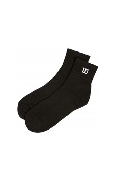 Wilson Unisex Quarter Siyah Çorap L 43-46 Wu00015511bkal Beyaz