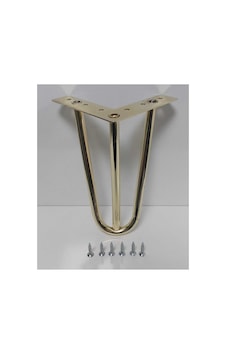 Mil Model 20 Cm Gold Metal Mobilya Ayağı Metalik