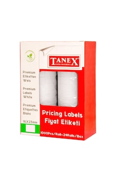 Tanex 16X23 Çift Kafa Etiketi 24 Lü Kt (456131842)