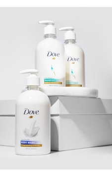 Dove Şampuan 500 ML + Conditioner 500 ML + Body Wash 500 ML