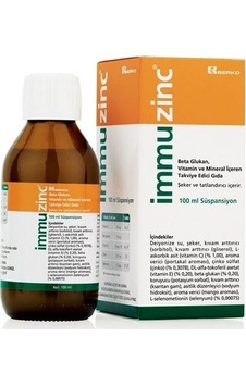 İmmuzinc Süspansiyon 100ml İmmuzinc Süspansiyon 100ml