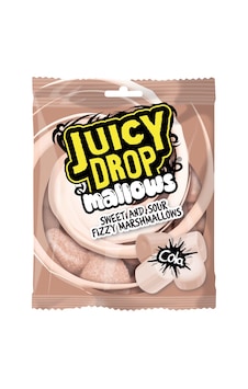 Juicy Drop Mallows Cola Sweet And Sour Fizzy Marshmallows 100g Juicy Drop Mallows Cola Sweet And Sour Fizzy Marshmallows 100g