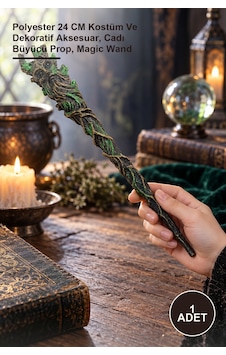 1 Adet Sihirli Asa Polyester 24 Cm Kostüm Ve Dekoratif Aksesuar, Cadı Büyücü Prop, Magic Wand 1 Adet Sihirli Asa Polyester 24 Cm Kostüm Ve Dekoratif Aksesuar, Cadı Büyücü Prop, Magic Wand