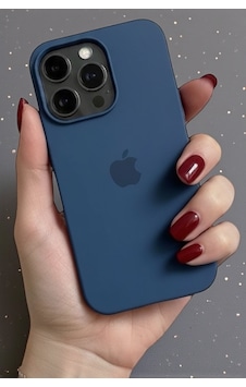 Iphone 16 Pro Uyumlu Kılıf Logolu Lansman Yumuşak Içi Kadife Silikon Kapak Lacivert Iphone 16 Pro Uyumlu Kılıf Logolu Lansman Yumuşak Içi Kadife Silikon Kapak Lacivert
