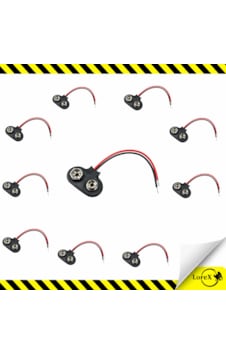 Lorex Pil Yuvası 9v, 10'li Lorex Pil Yuvası 9v, 10'li