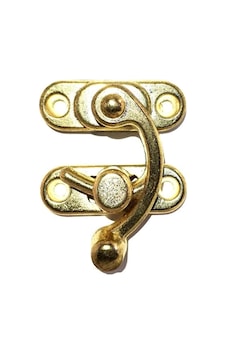 Yay Gözü, Ahşap Kutu Klipsi - Küçük 28x33 Mm, Sarı, 100 Adet Diğer