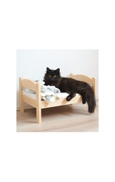 Ahsap Kedi Yatak Naturel