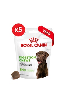 Royal Canin Digestion Chews Yetişkin Köpekler İçin Sindirim Sistemini Destekleyen Tamamlayıcı Ödül Maması 160g 5 Paket Royal Canin Digestion Chews Yetişkin Köpekler İçin Sindirim Sistemini Destekleyen Tamamlayıcı Ödül Maması 160g 5 Paket