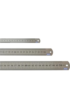 Mas Çelik Cetvel 15 Cm + 30 Cm + 50 Cm - 3'lü Set Mas Çelik Cetvel 15 Cm + 30 Cm + 50 Cm - 3'lü Set