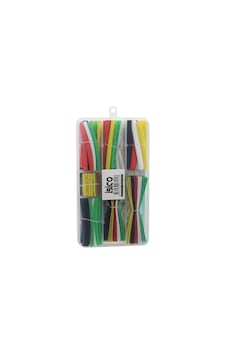 140pcs Makaron Kablo Tamir Seti Isıyla Büzüşmeli Daralan Hortum