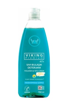 Viking Fesleğen & Tatlı Limon Kokulu Sıvı Bulaşık Deterjanı 750 ML Viking Fesleğen & Tatlı Limon Kokulu Sıvı Bulaşık Deterjanı 750 ML