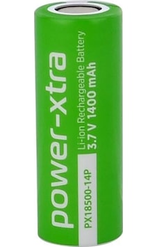 Power-xtra Px18500-14p - 3.7v 1400 Mah Li-ion Pil - Başsız - 5c Power-xtra Px18500-14p - 3.7v 1400 Mah Li-ion Pil - Başsız - 5c