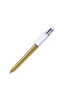 BİC 4 COLORS SHİNE FONKSİYONLU TÜKENMEZ KALEM M ALTIN (964774) BİC 4 COLORS SHİNE FONKSİYONLU TÜKENMEZ KALEM M ALTIN (964774)