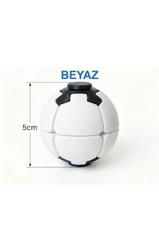 3d Baskı Push-spin Stres Topu - Spinner Ball - Beyaz 3d Baskı Push-spin Stres Topu - Spinner Ball - Beyaz