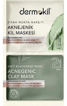 Dermokil Siyah Nokta Karşıtı Kil Maskesi 2 X 7.5 Ml
