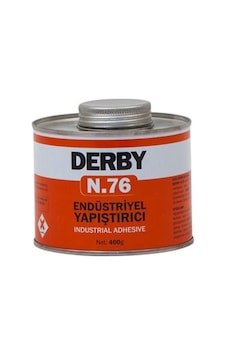 Derby Teneke Yapıştırıcı N.76 Kırmızı 400gr Derby Teneke Yapıştırıcı N.76 Kırmızı 400gr