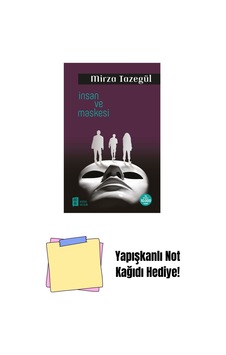 İnsan Ve Maskesi + Yapışkanlı Not Kağıdı İnsan Ve Maskesi + Yapışkanlı Not Kağıdı