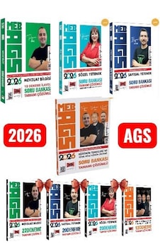 2026 Ags Soru Bankası Seti Ve Ags Deneme Seti 8'li 2026 Ags Soru Bankası Seti Ve Ags Deneme Seti 8'li