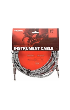 Daddario Pw-Bg-15Bg Braided Straight To Straight Instrument Cable Daddario Pw-Bg-15Bg Braided Straight To Straight Instrument Cable