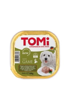 Tomi - 174 - Köpek Yaban Hayvanlı Pate Alüminyum Yaş Mama - Csmo-tex - 300gr Pate Tomi - 174 - Köpek Yaban Hayvanlı Pate Alüminyum Yaş Mama - Csmo-tex - 300gr Pate