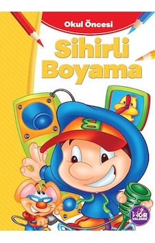 Okul Öncesi Sihirli Boyama- Mor Kelebek
