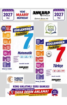 2027 7.sınıf Matematik-türkçe Konu Anlatımlı Bağlam Temelli Soru Bankası Fasikül %100 Yeni Müfredat